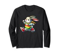 Happy Bunny Jump Day Rainbow Adventure Manga Larga