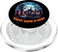 Happy Camp O Ween - Disfraz de Calabaza Divertida para Campamento o Halloween PopSockets PopGrip para MagSafe