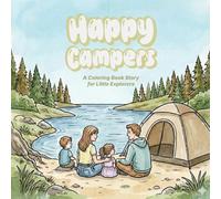 Happy Campers - A Coloring Book Story for Little Explorers: Story-Based Coloring Book for Kids - Easy First Reading | Family Camping Adventure with ... 64 Pages | Perfect Gift & Screen-Free Fun