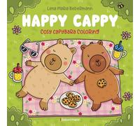 Happy Cappy - Cosy Capybara Coloring. Ein Ausmalbuch für jedes Alter: Megasüße Wasserschweine ausmalen und entspannen. Ohne Krokodile!