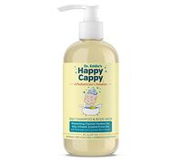 Happy Cappy Dr. Eddie's Champú diario y gel de baño para niños, alivia la piel seca, con picazón, sensible y propensa al eccema, probado por dermatólogos, sin fragancia, sin tinte, 8 oz