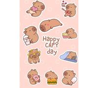 Happy Capy Day - Quaderno Divertente con Capibara: Album da disegno e scrittura con copertina kawaii - Perfetto per bambini, ragazzi e amanti dei capibara