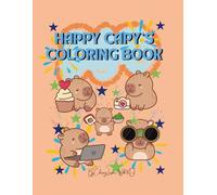 Happy Capy’s: Coloring Book