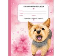 Happy Charlie: Primary Ruled Composition Notebook | Grades K-2 | 7.5 x 9.25 in | 100 Pages