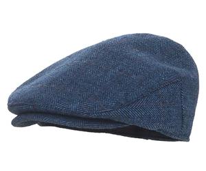 Happy Cherry Boina Gavroche para bebé y niño, boina vintage unisex a cuadros, caballero, gorra plana de estilo Flat Cap, unisex, azul zafiro, 12-24 meses