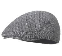 Happy Cherry Gorra Gavroche Bebé Niño Boina Vintage Unisex Cuadros Caballero Flexible Gorra Plana Cap Plaid Sombrero, negro y blanco, 12-24 meses