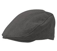 Happy Cherry Gorro deslizante para niños, Tweed Flat Cap para niños y niñas, gorra con visera, boina para bebé, espiga de pescado, gorra ajustable 0-24 meses, 01-gris, 0-12 meses