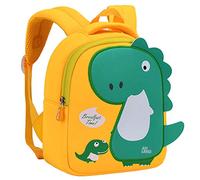 Happy Cherry Mochila Ocio Impermeable Grande Universal Niños Mochila de Estudiante Ligera Antirrobo Niños Mochila Escolar Estudiantes de Dibujos Animados Niños Amarillo Adecuado 6-9 años
