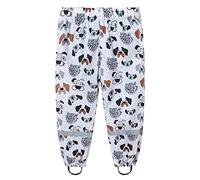 Happy Cherry - Pantalones de lluvia para niños, impermeables y resistentes al viento para niñas y niños, primavera, verano, otoño, invierno, Buddelhose, para exteriores, deporte, con tirantes