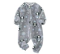 Happy Cherry Saco de Dormir Bebé Niña Recién Nacidos Mono Franela Manga Larga Peleles Pijamas Infantiles con Piernas 3-4 Años