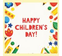 Happy Children's Day: A Coloring Book