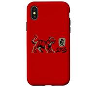 Happy Chinese New Year 2022 Year of the Tiger 2022 Carcasa para iPhone X/XS