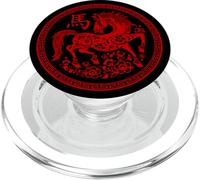 Happy Chinese New Year 2026 Traditional Year of The Horse PopSockets PopGrip para MagSafe