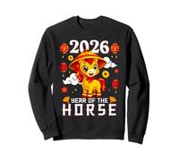 Happy Chinese New Year 2026 Year of The Horse Kids Son Sudadera