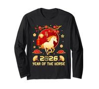 Happy Chinese New Year 2026 Year of The Horse Lunar New Year Manga Larga