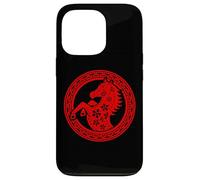 Happy Chinese New Year Art 2026 Circle Year of The Horse Carcasa para iPhone 13 Pro
