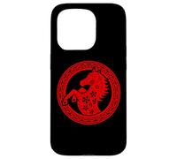Happy Chinese New Year Art 2026 Circle Year of The Horse Carcasa para iPhone 15 Pro