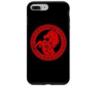 Happy Chinese New Year Art 2026 Circle Year of The Horse Carcasa para iPhone 7 Plus/8 Plus