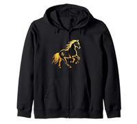 Happy Chinese New Year Art 2026 Crescent Year of The Horse Sudadera con Capucha
