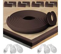 HAPPY CHLEA® Protector Esquinas Bebé | 8 Cantoneras Protectores y Rollo para Bordes, Cobertura Total de 6,4 M, Kit Seguridad del Niño, Tope Puerta y 4 Cerraduras de Seguridad