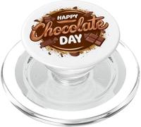 Happy Chocolate Day Celebrating World Chocolate Day Lovers PopSockets PopGrip para MagSafe