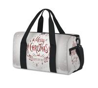 Happy Christmas - Bolsas de lona deportivas para niños, niñas, niños, mujeres, hombres, feliz año nuevo, durante la noche, fin de semana, bolsa de viaje, bolsa de viaje para gimnasio, bolsas de lona