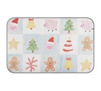 Happy Christmas Pink Pig Summer mantiene a los perros frescos en verano, camas autoenfriables para gatos para gatos de interior, manta de verano para perros, talla M