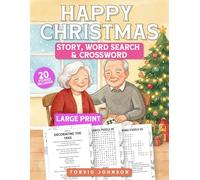 Happy Christmas Story Word Search Crosswords Book