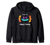 Happy Coding, Just a Boy Who Loves Coding Graphic Designs Sudadera con Capucha