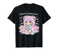 Happy Coffee Girl. This is so me. Funny Girl Camiseta