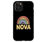 Happy Colorful I'm Nova Rainbow Pride First Name Carcasa para iPhone 11 Pro