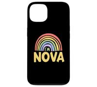 Happy Colorful I'm Nova Rainbow Pride First Name Carcasa para iPhone 13