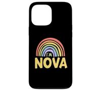 Happy Colorful I'm Nova Rainbow Pride First Name Carcasa para iPhone 13 Pro Max