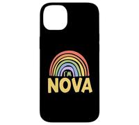Happy Colorful I'm Nova Rainbow Pride First Name Carcasa para iPhone 14 Plus