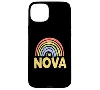 Happy Colorful I'm Nova Rainbow Pride First Name Carcasa para iPhone 15 Plus