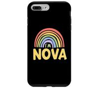 Happy Colorful I'm Nova Rainbow Pride First Name Carcasa para iPhone 7 Plus/8 Plus