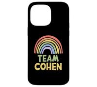 Happy Colorful Team Cohen Rainbow Pride Green Yellow Carcasa para iPhone 14 Pro MAX