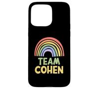 Happy Colorful Team Cohen Rainbow Pride Green Yellow Carcasa para iPhone 15 Pro MAX