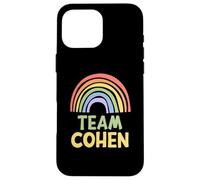 Happy Colorful Team Cohen Rainbow Pride Green Yellow Carcasa para iPhone 16 Pro MAX