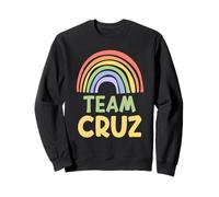 Happy Colorful Team Cruz Rainbow Pride Green Yellow Sudadera