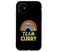 Happy Colorful Team Curry Rainbow Pride Green Yellow Carcasa para iPhone 11