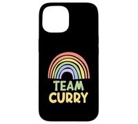 Happy Colorful Team Curry Rainbow Pride Green Yellow Carcasa para iPhone 15