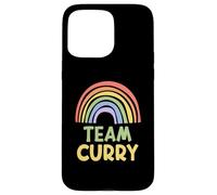 Happy Colorful Team Curry Rainbow Pride Green Yellow Carcasa para iPhone 15 Pro MAX