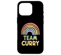 Happy Colorful Team Curry Rainbow Pride Green Yellow Carcasa para iPhone 16 Pro