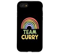 Happy Colorful Team Curry Rainbow Pride Green Yellow Carcasa para iPhone SE (2020) / 7/8