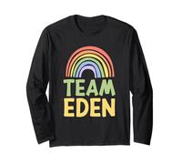 Happy Colorful Team Eden Rainbow Pride Green Yellow Manga Larga