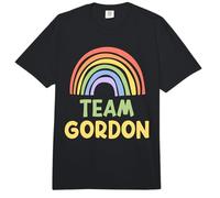 Happy Colorful Team Gordon Rainbow Pride Green Yellow Comfort Colors Adult Heavyweight T-Shirt
