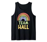 Happy Colorful Team Hall Rainbow Pride Green Yellow Camiseta sin Mangas