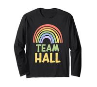 Happy Colorful Team Hall Rainbow Pride Green Yellow Manga Larga