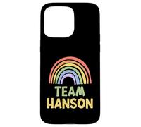 Happy Colorful Team Hanson Rainbow Pride Green Yellow Carcasa para iPhone 15 Pro MAX